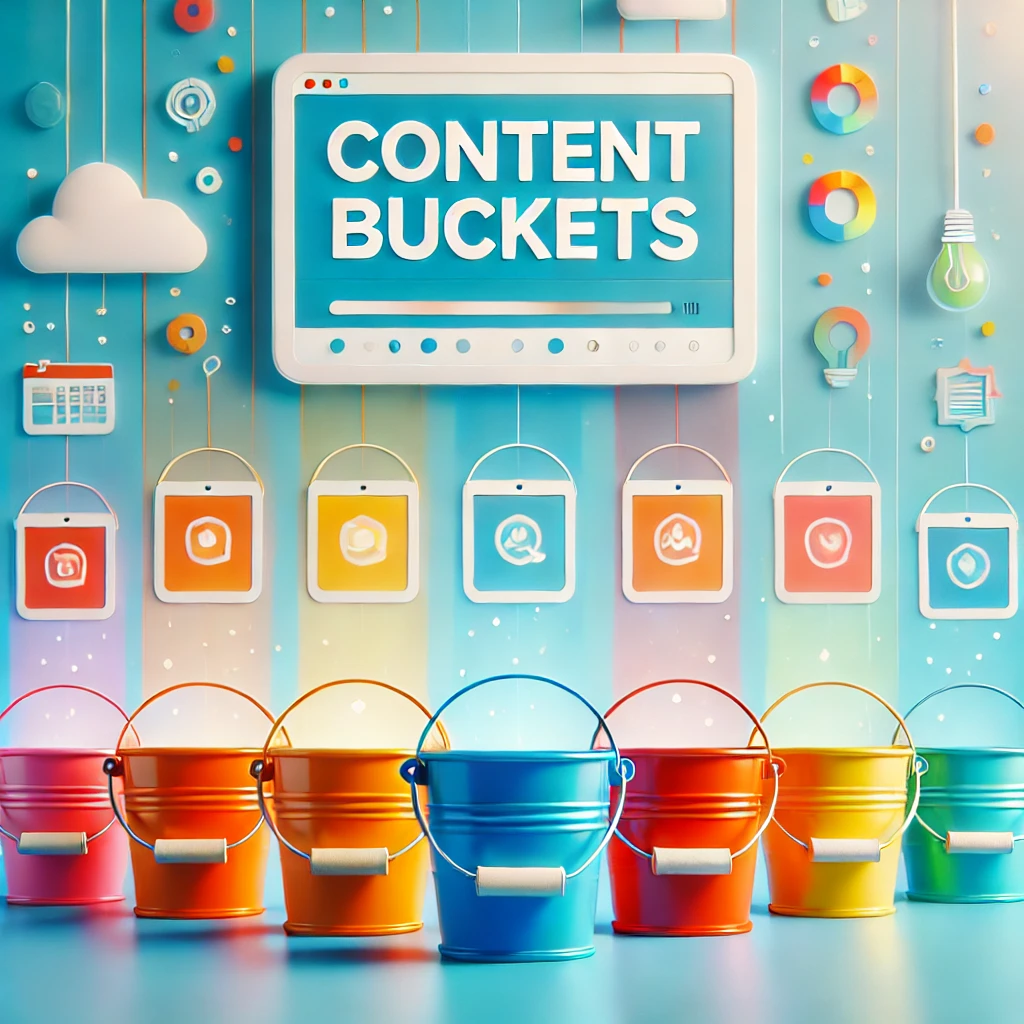 Content Buckets for social media to help with community management